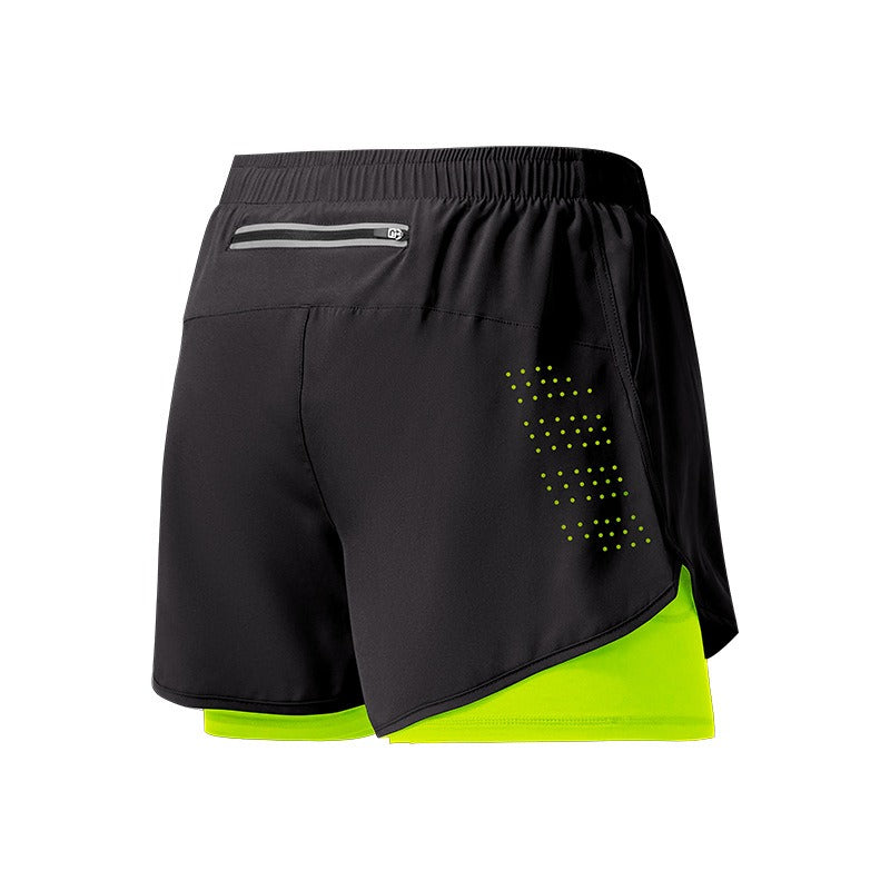 Pantaloneta Premium Dryfit 2 en 1 con Licra Interior